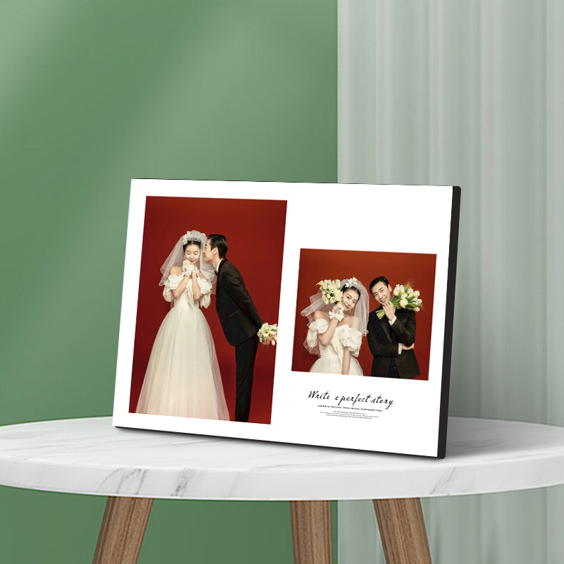 10寸相框摆台照片定制高级感洗照片加冲印婚Q纱照全家福相片制作