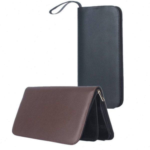 商务公简约时尚收纳笔套复古文具笔袋钢笔保护套36支装笔盒笔帘,文具电教/文化用品/商务用品,笔袋,淘宝优惠券,粉丝福利购,淘宝优惠卷