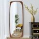 饰镜子壁饰墙面挂件装 新中式 落地胡桃木全身镜轻奢家居健身房装 饰