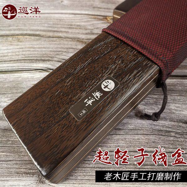 加长木制子线盒大容量实木仕挂盒三层桐木多层木质鱼钩盒渔具专用