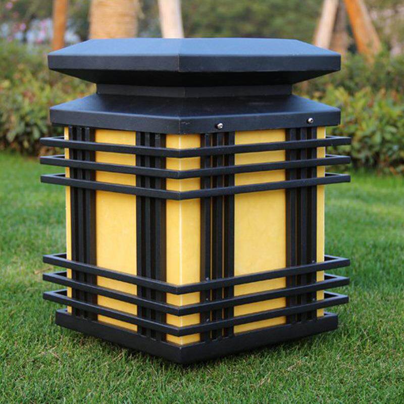 柱头灯别墅户外太阳能柱子灯家用庭院门柱围墙灯自建房大门墙头灯