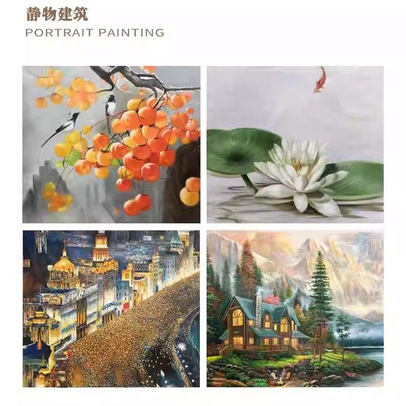 油画定制纯手绘人物肖像