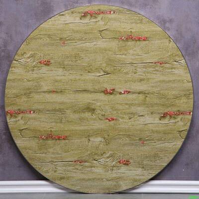 餐家用大桌桌面板转盘折叠圆形桌FTE酒店食堂饭店可人聚圆会桌子