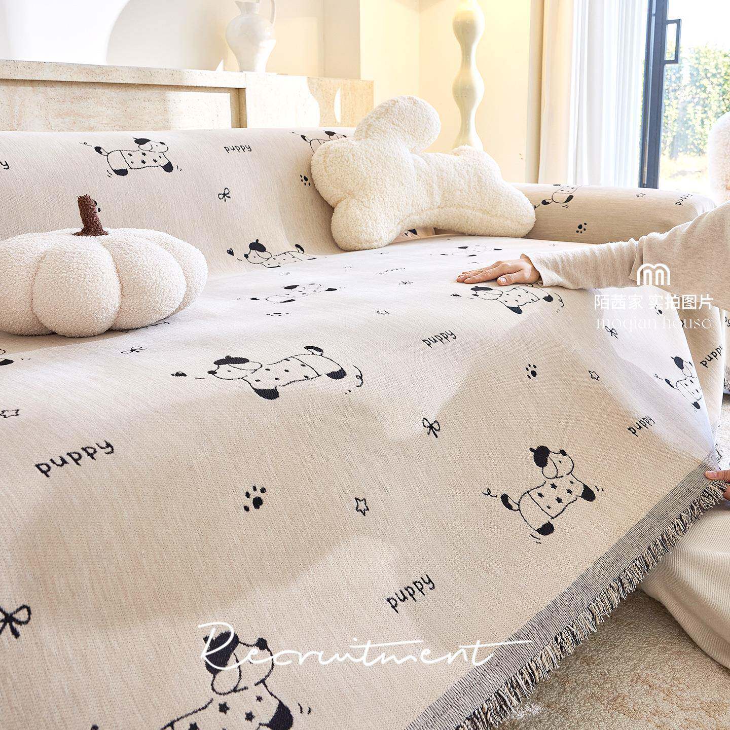 20ldxne2巾6巨好看沙发盖布防猫抓不粘毛沙发的尼尔雪一整张全盖