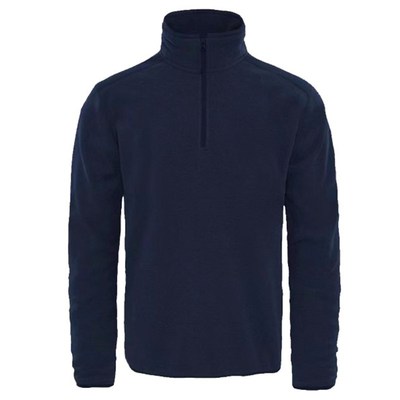 抗静电P100抓绒衣男秋冬户外休闲保暖1/4半胸拉链速干抓绒衣