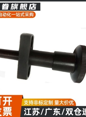 PPLY法兰型旋钮柱塞GN817.3加长螺纹锁紧固定销IPFEX/IPFEY分度销