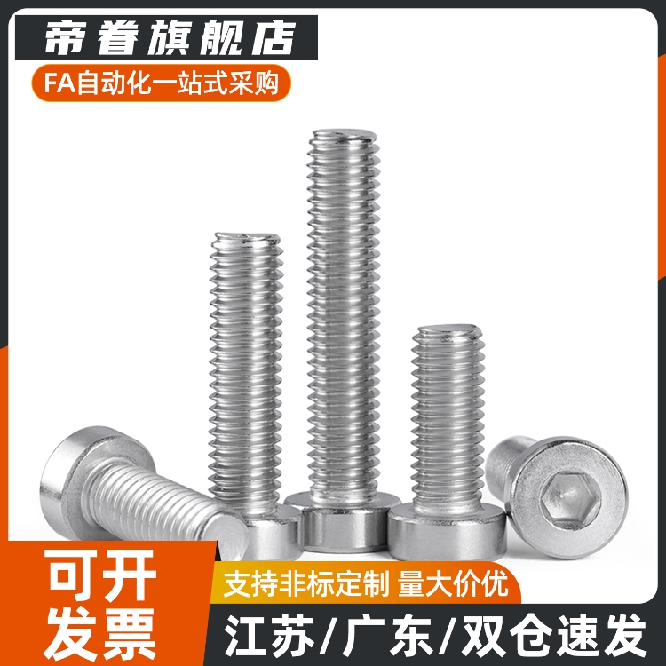 不锈钢小径螺丝SBBSS3/4/5/6-5/6/8/10/12/16/20/25