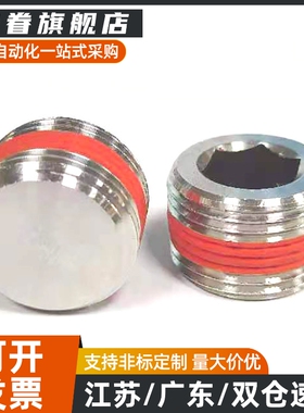 高品质MSWTS 1 2 3 4 6 8不锈钢堵头 锥形沉头螺塞 内六角 喉塞