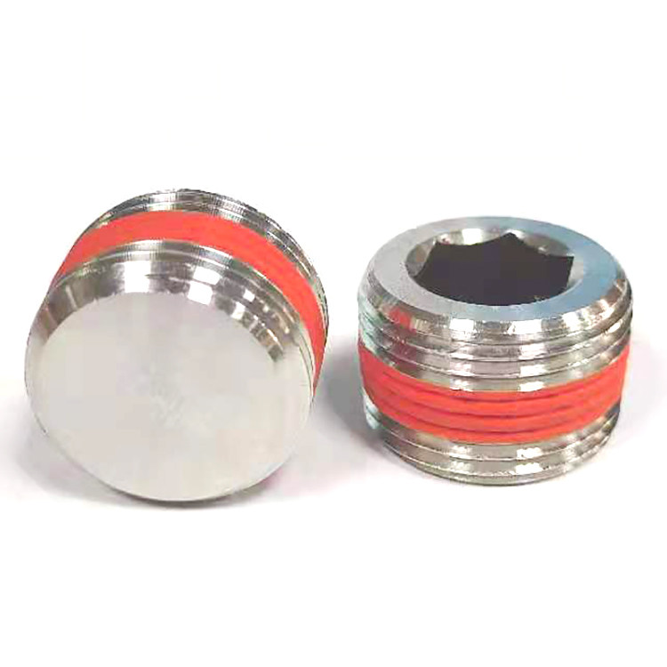 高品质MSWTS 1 2 3 4 6 8不锈钢堵头 锥形沉头螺塞 内六角 喉塞