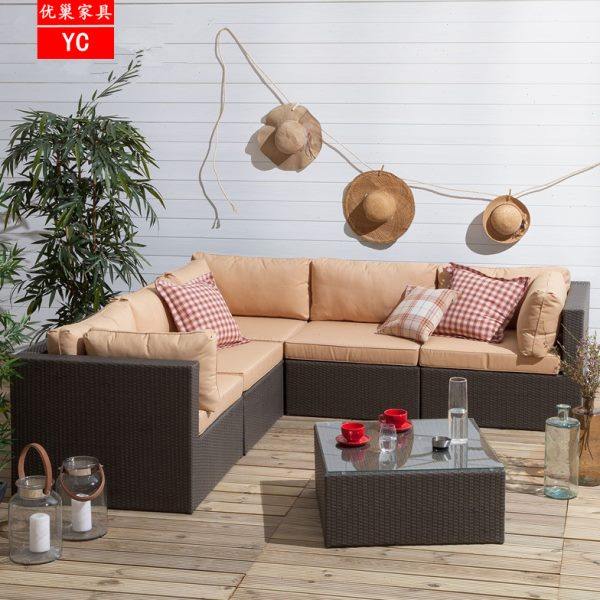 藤编防藤艺小沙发组合户外沙发休闲室外花园露天台阳台庭院藤家具,住宅家具,户外沙发,淘宝优惠券,粉丝福利购,淘宝优惠卷