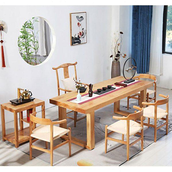 新中式茶室全实木泡茶桌 家用复古休闲洽谈桌椅全套 仿古会客搽桌,商业/办公家具,茶台/茶桌,淘宝优惠券,粉丝福利购,淘宝优惠卷