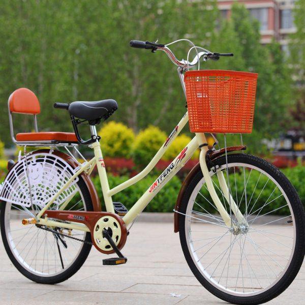 24寸自行车26普通款男女轻便小型女式淑女成年大人女士学生单车