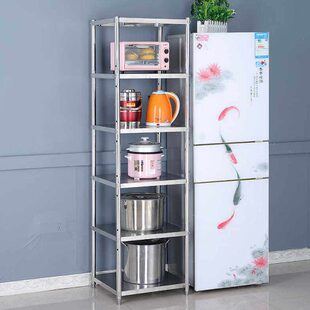 不锈钢50x50厨房正方形置物架60x40窄45厘米30公分宽35落地3四6层