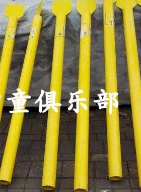 钢制测试桩 1米2米3米等电位排流测试桩 喷塑黄色橙色阴极保护用