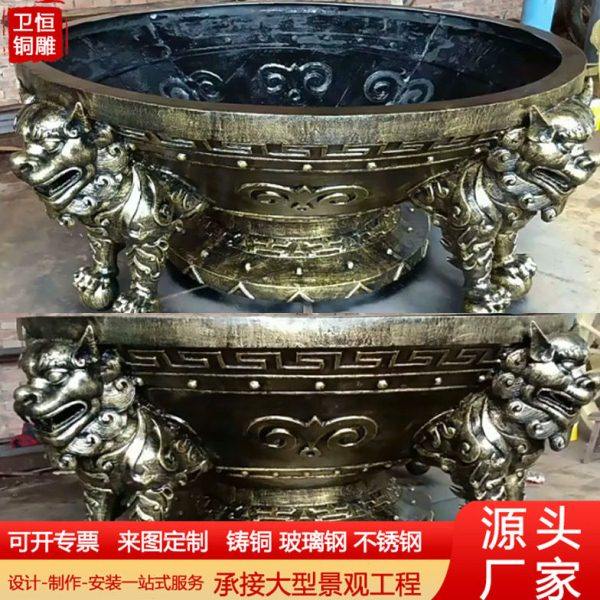 大型铸铜铸铁大火盆摆件铜雕楚雄彝族烤火盆雕塑公园摆件,饰品/流行首饰/时尚饰品新,摆件,淘宝优惠券,粉丝福利购,淘宝优惠卷