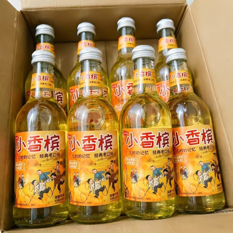新日期】怀旧小香槟经典碳酸小香槟童年味道整箱汽水果味饮料商用