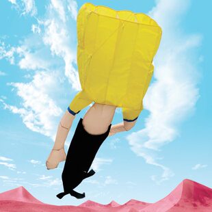 软体风筝3D无骨人头魔鬼搞怪个性沙雕女创意幽灵新款吓人搞怪招手