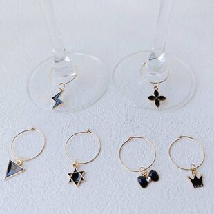 创意杯子区分器聚会酒杯标识水杯识别器派对杯环水杯茶杯区分标记