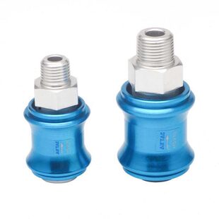 亚德客手滑阀双外牙双内牙泄气阀开关HSV06/HSV08/HSV10XHSV15/20