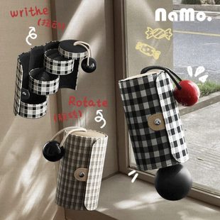 纳茉【糖果屋】首饰盒可爱趣味多层旋转手提便携mini收纳盒化妆包