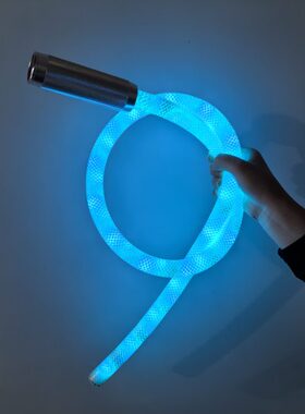 Gogo 铝合金充电点舞棒爆闪灯气氛荧光棒酒吧点舞棒子