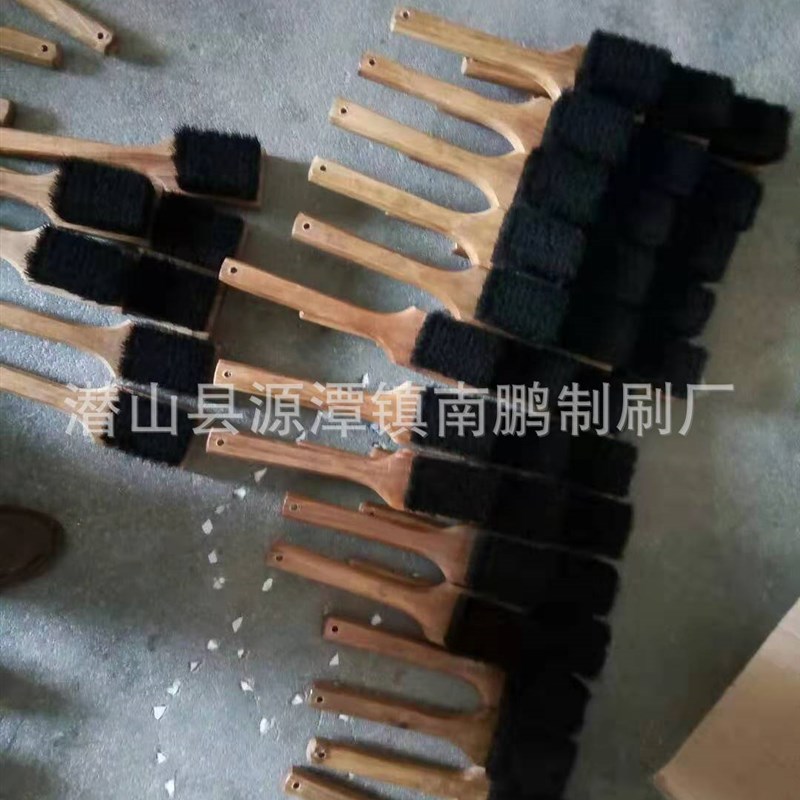 拓片打刷精品传拓片工具猪鬃毛打刷拓印石碑拓片专业砸刷长把直刷