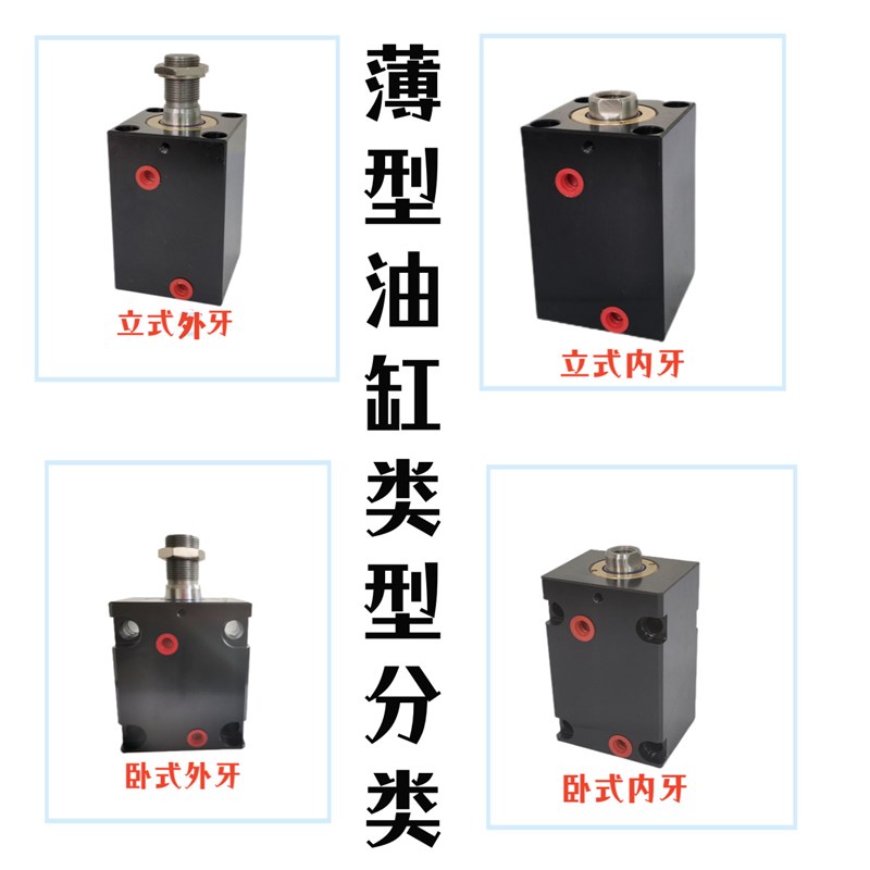 立式薄型液压模具油缸CX-SD/LA立式卧式缸径:25/32/35/40/50/63