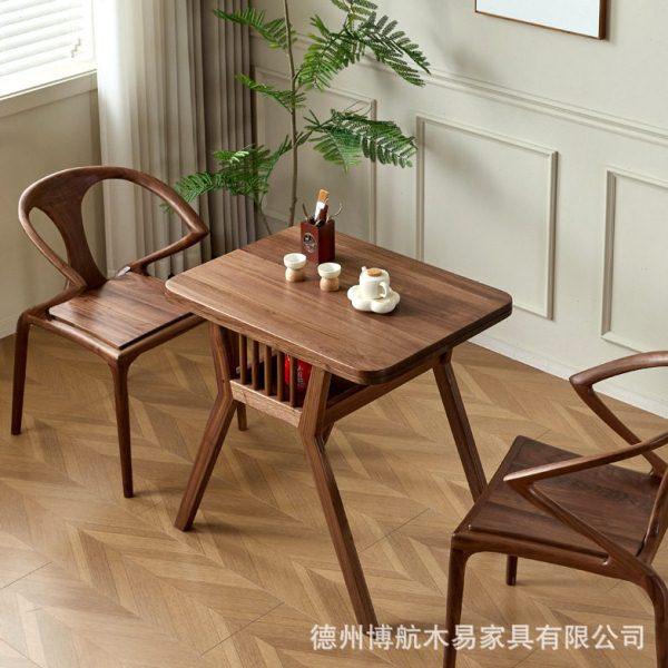 阳台茶桌茶几新中式家用桌椅组合禅意纯实木北美黑胡桃木功夫茶台,商业/办公家具,茶台/茶桌,淘宝优惠券,粉丝福利购,淘宝优惠卷