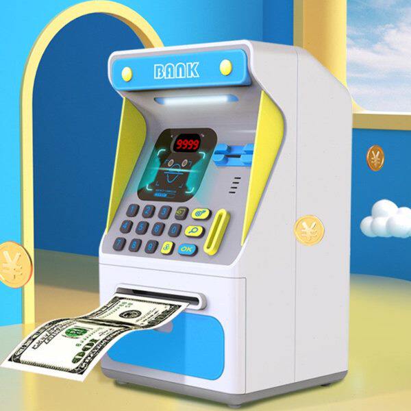 儿童存钱罐2023年新款男孩储蓄密码箱女孩保险atm取款机创意网红