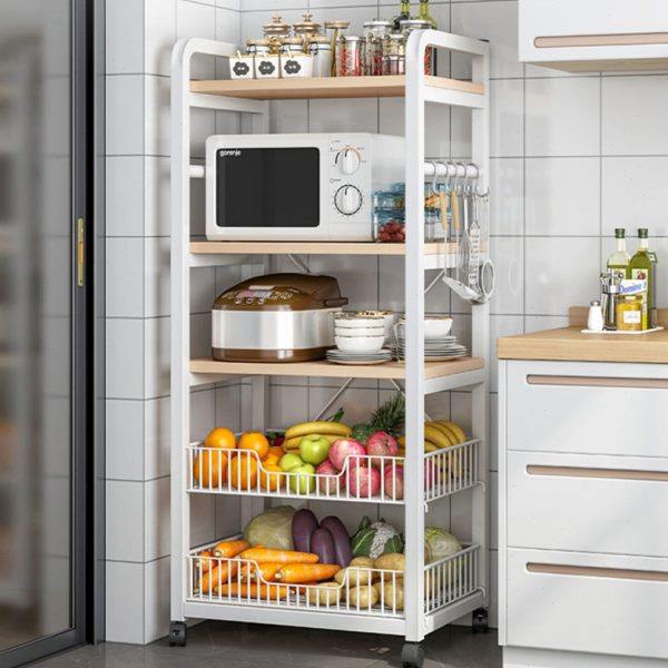 厨房置物架落地多层锅具储物架烤箱微波炉多功能菜篮子蔬菜收纳架,厨房/烹饪用具,微波炉置物架,淘宝优惠券,粉丝福利购,淘宝优惠卷