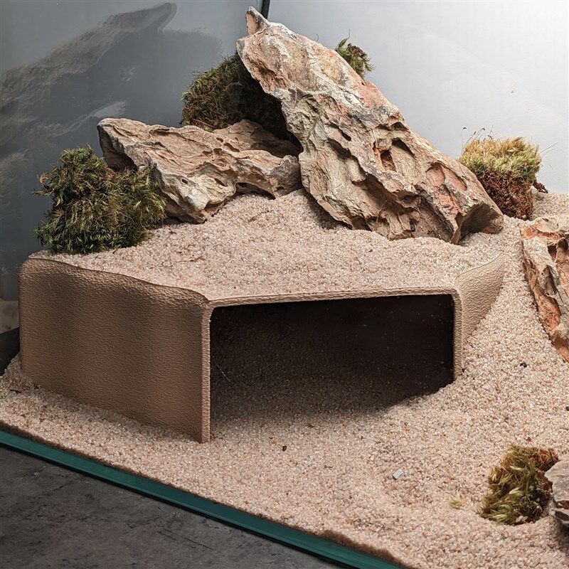 饲养缸造景爬宠蜥蜴乌龟蜘蛛躲避屋仿真地下洞穴玻璃缸造景装饰