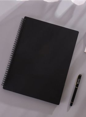 a4可修改不反光乐谱夹a3钢琴谱夹子吉他文件夹架子鼓曲谱册黑色