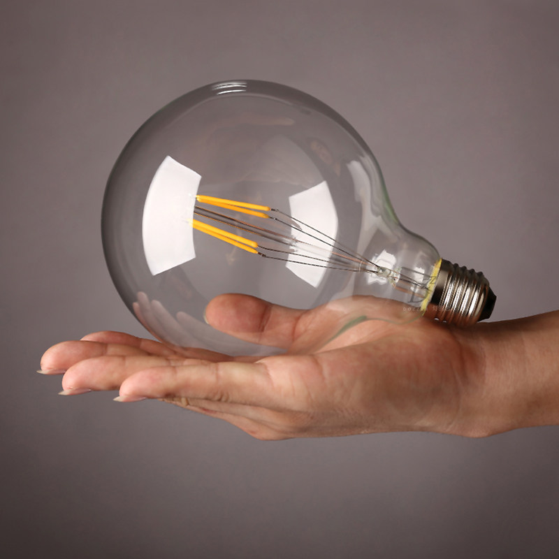 led龙珠灯泡e27螺口超亮节能灯商家用白光黄光复古护眼酒吧餐厅灯