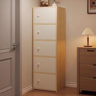 书架置物架家用落地多层客厅柜子储物柜靠墙边收纳书柜靠墙床尾柜