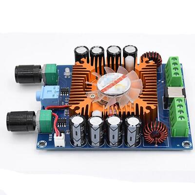 XH-A372大功率汽车级功放板TDA7850高清数字混合功放功率4*50W