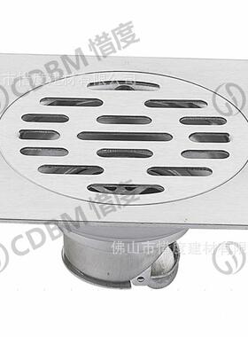 直销304不锈钢防臭地漏重力翻板12*122mm厚DLG-018D