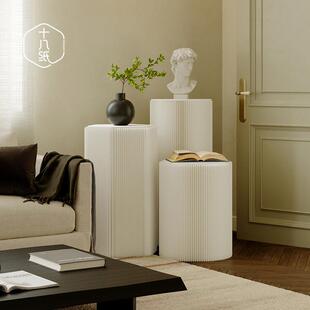 十八纸棱柱展架置物架展会活动办公陈列架棱环展示架储物展台圆柱