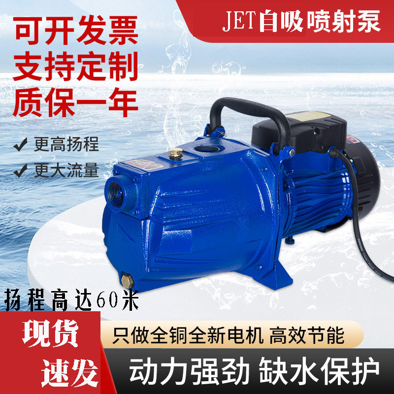 家用小型自吸喷射泵大头泵220v电动自来水增压高扬程大流量自吸泵
