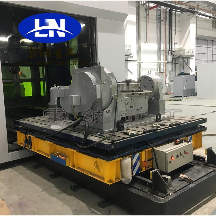 智能物料运输轨道平板车车间电动遥控板车电动轨道平移平台