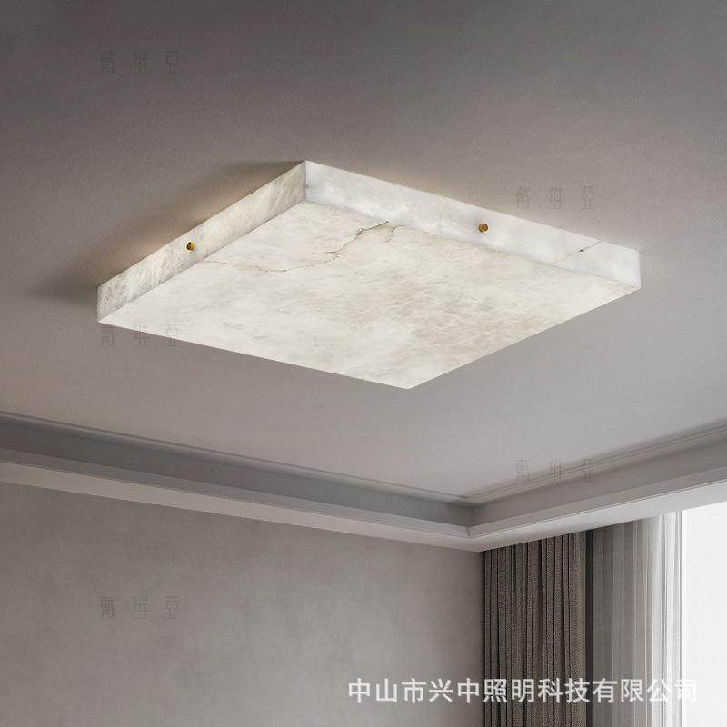 现代简约客厅吸顶灯超薄正方形全铜云石灯北欧餐厅卧室书房灯具,节庆用品/礼品,新娘配件,淘宝优惠券,粉丝福利购,淘宝优惠卷