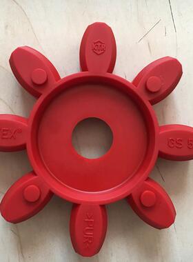 KTR ROTEX GS75弹性体外径160内径80缓冲垫10角瓣胶块圈红色绿色