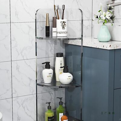 厅转角柜三角墙角多柜浴室置物F97SS55M架亚克力落地洗手客层间厕