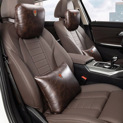 适用于红旗hs5专用头枕真皮h9护颈枕hs7腰靠ls7抱枕2023款h5靠枕