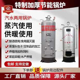 柴煤两用锅炉供暖采暖蒸汽炉农村家用取暖商用小锅炉柴火炉节能