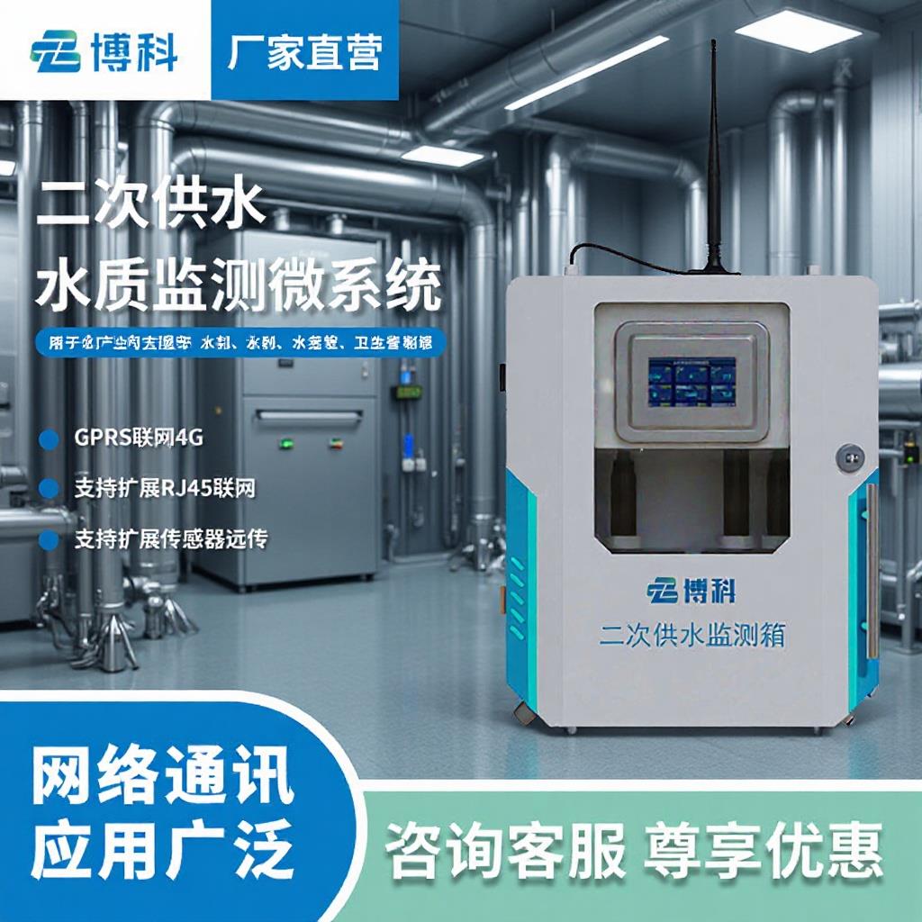 二次供水水质监测系统饮用水水质ph电导率监测设备浊度在线监测仪