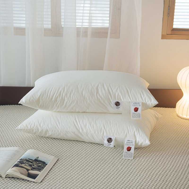 枕头高枕酒店软枕芯硬单人一只单个装加厚加高男高回弹