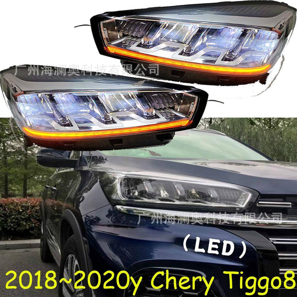 适用奇瑞瑞虎灯前照灯瑞虎8车头灯照明灯雾灯全LED2018~2020款