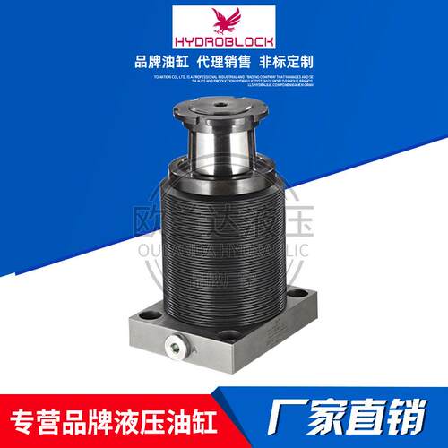 HYDROBLOCK支撑油缸夹紧器螺纹体油缸CF40-15-B连杆式夹紧缸