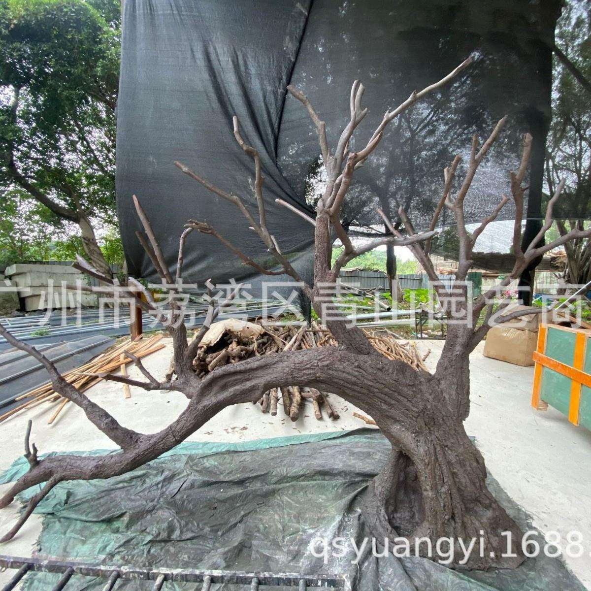 工厂供应包柱子/玻璃钢/真树杆仿真古老榕树枝