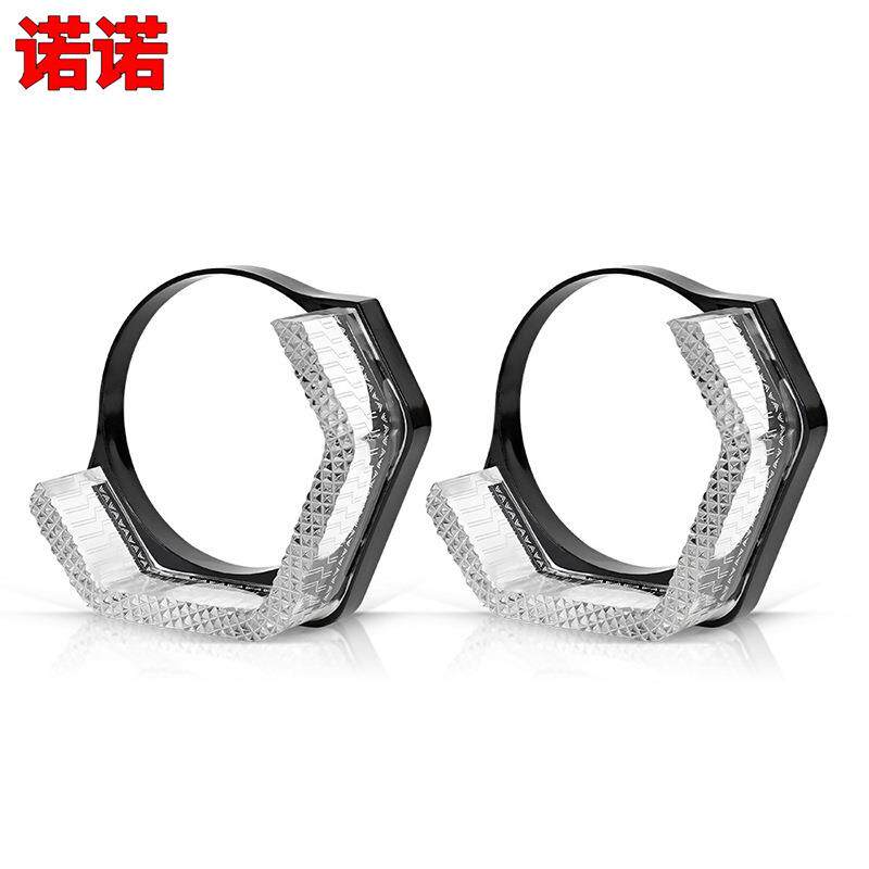 汽车LED大灯透镜天使眼亚克力导光幻彩流水日行灯转向灯I8-V30